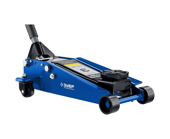 Гидравлический подкатной домкрат 3т, 130-465мм, ЗУБР Профессионал X80 43050-3_z01 – изображение 2