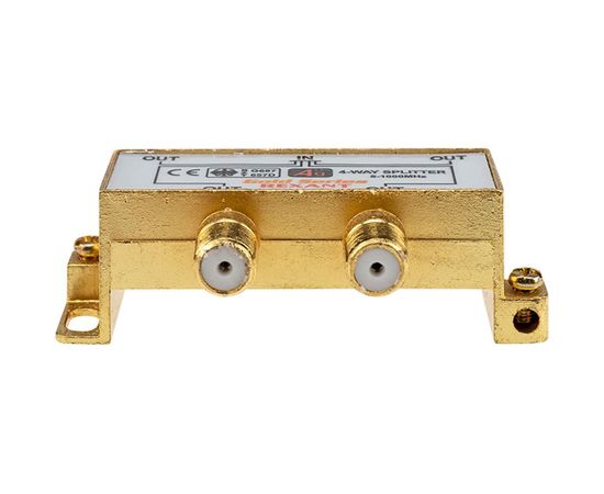 Делитель REXANT ТВ х 4 + 5шт. F BOX 5-1000 МГц GOLD 05-6103-1 – изображение 5