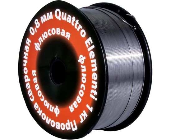 Проволока сварочная флюсовая (0.8 мм; 1 кг) QUATTRO ELEMENTI 790-380 