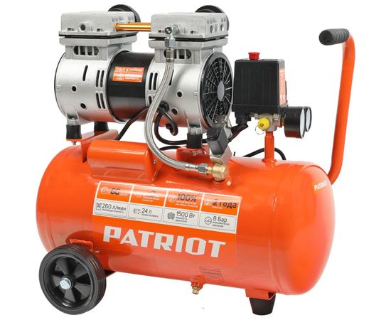 Поршневой безмасляный компрессор PATRIOT WO 24-260S 525301921 