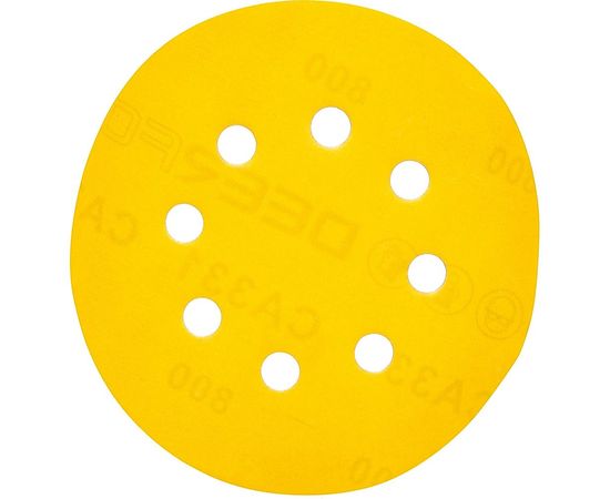 Круг шлифовальный на бумаге СА331 (125 мм; 8 отверстий; Р800) Deerfos 7930091773886 