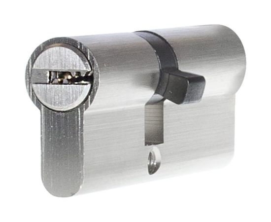 Цилиндр DOORLOCK V 2300AB N серия Variant, никелированный, 50x50 мм, 5 перф.ключей 79067 