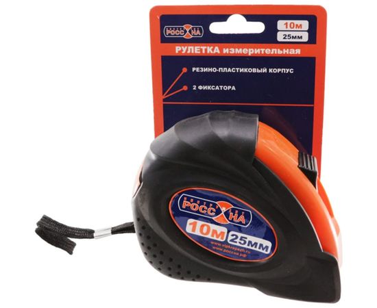 Рулетка РОССНА 3м*16 мм лента с лаковым покрытием Р860830 