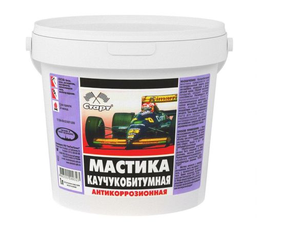 Каучукобитумная мастика СТАРТ 1 л пэ 4607952901292 