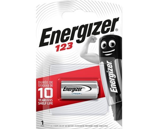 Литиевая батарейка 123A бл/1 ENERGIZER 7638900052008 
