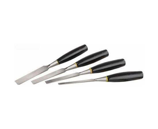 Набор стамесок STAYER ЕВРО, плоские с пластмассовой ручкой, 6/12/18/25, 4шт 1820-H4 