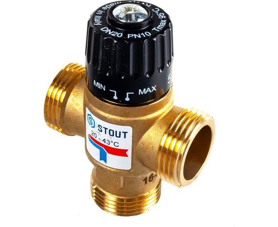 Термостатический смесительный клапан STOUT G 1” M SVM-0120-164325 
