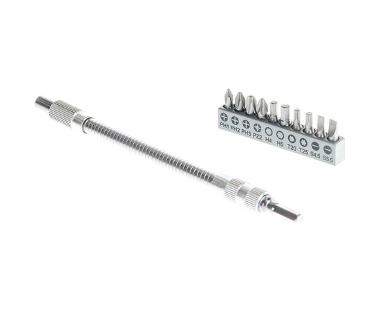 Гибкий удлинитель 200 мм + 10 бит Bosch 2608522376 