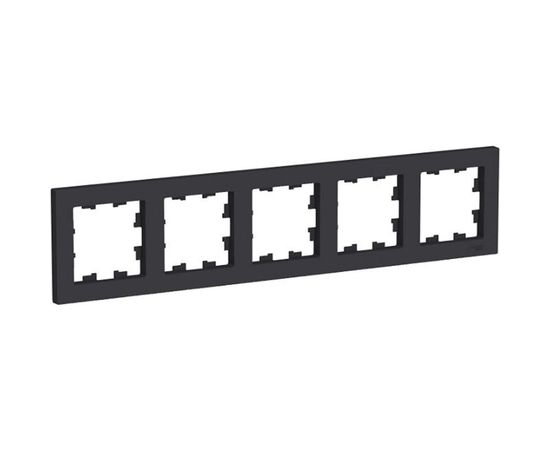 5-местная универсальная рамка Schneider Electric AtlasDesign Карбон ATN001005 