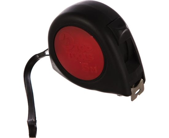 Рулетка Top Tools стальная лента с кнопкой паузы 5 м x 19 мм 27C315 