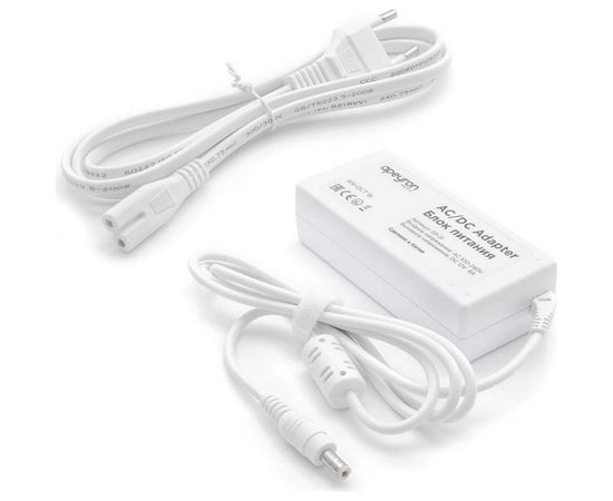 Блок питания (адаптер) Apeyron 12В, 72 Вт, IP44, 6А, разъем 2,5х5,5мм, пластик 03-21 