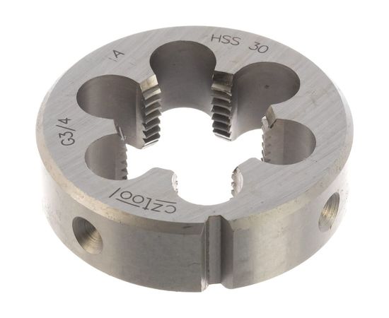 Плашка, трубная резьба HSS G 3/4 дюйма Bucovice Tools 242340 – изображение 3