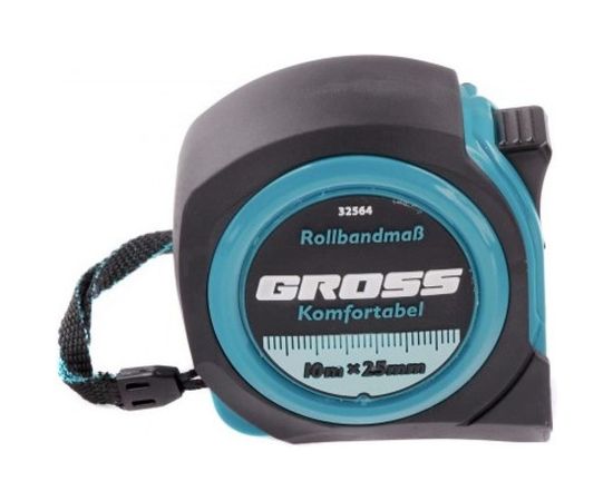 Рулетка Komfortabel, 10 м х 25 мм обрезиненный корпус GROSS 32564 – изображение 4