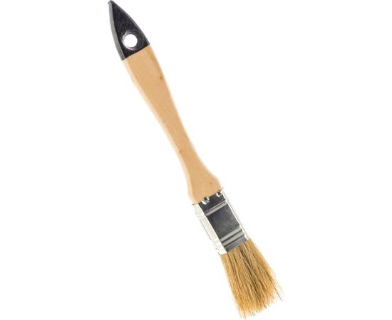 Кисть Стандарт (флейцевая, натуральная щетина, деревянная рукоятка) 20мм Biber 31121 тов-002009 – изображение 3
