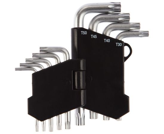 Набор Г-образных ключей торкс T10-T50 9шт JTC 5354 – изображение 5