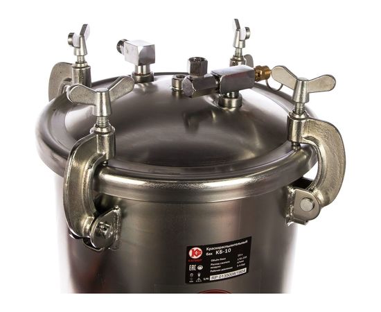 Красконагнетательный бак с краскораспылителем Калибр КБ-10 00000049779 – изображение 2