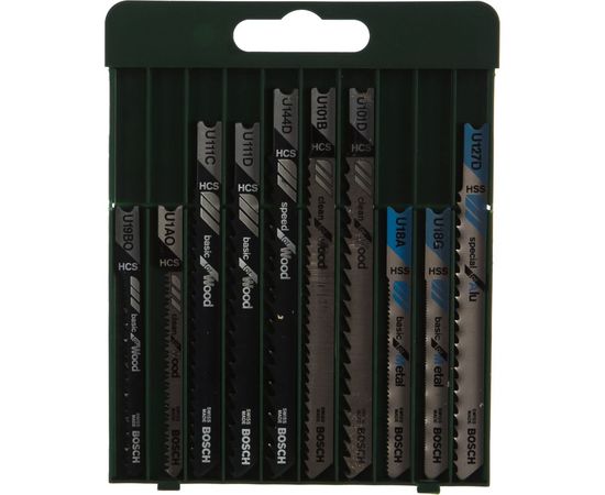 Набор пилок для лобзика по дереву и металлу 10 шт. Bosch 2609256775 – изображение 2