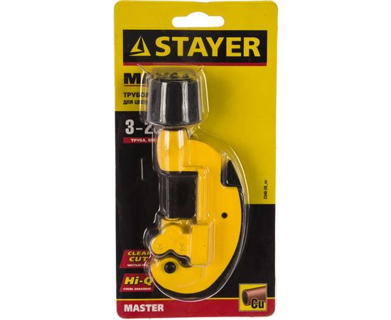 Труборез STAYER MASTER для труб из цветных металлов, алюминиевый корпус, 3-28мм 2340-28_z01 – изображение 2