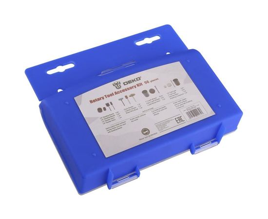 Набор насадок для гравера в кейсе 56 предметов DH56 DEKO 065-0784 – изображение 2