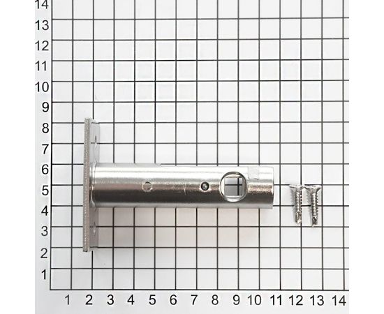 Дверная задвижка DOORLOCK DL160/8/67 SN матовый никель, бэксет 67мм, шпиндель 8x8мм 75333 – изображение 2