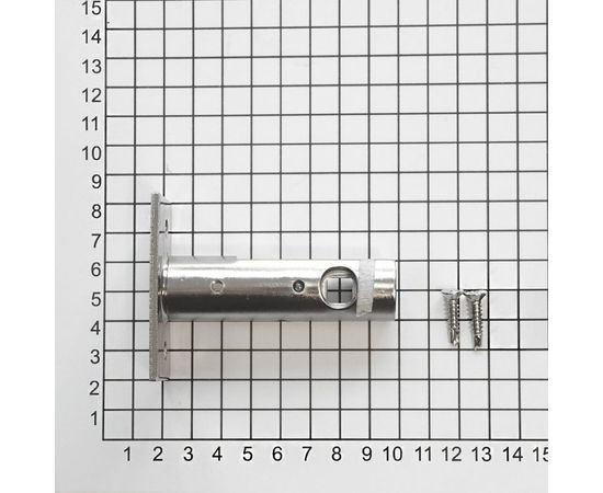 Дверная задвижка DOORLOCK DL160/8/60 SN матовый никель, бэксет 60мм, шпиндель 8x8мм 75332 – изображение 2