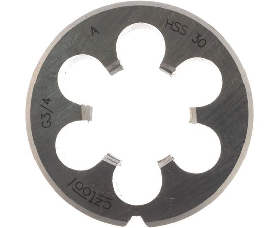 Плашка, трубная резьба HSS G 3/4 дюйма Bucovice Tools 242340 – изображение 2