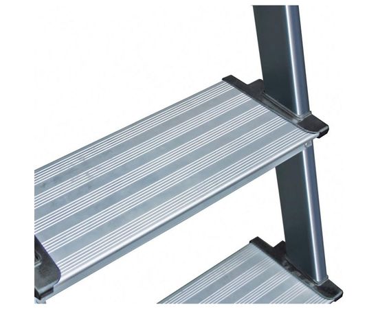 Стремянка, анодированные боковины Krause MONTO SECURO, 6 ступеней 126443 – изображение 6