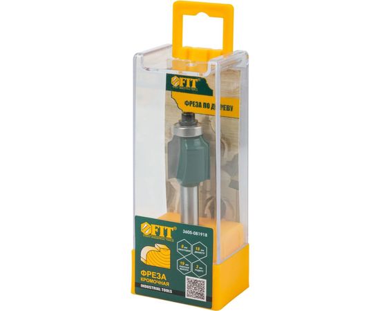 Фреза кромочная калевочная с подшипником (18х19х63.3 мм) FIT 3605-081918 – изображение 3