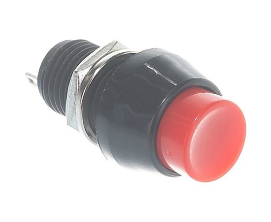 Выключатель-кнопка duwi красная 2 контакта, 250В, 3А, ВКЛ-ВЫКЛ PBS-11А, 26855 0 – изображение 4