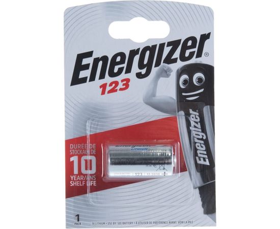 Литиевая батарейка 123A бл/1 ENERGIZER 7638900052008 – изображение 2