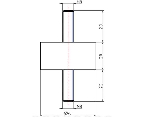 Резинометаллический буфер KIPP K0566.04002055 – изображение 2