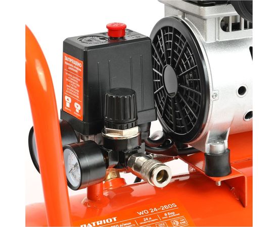 Поршневой безмасляный компрессор PATRIOT WO 24-260S 525301921 – изображение 5