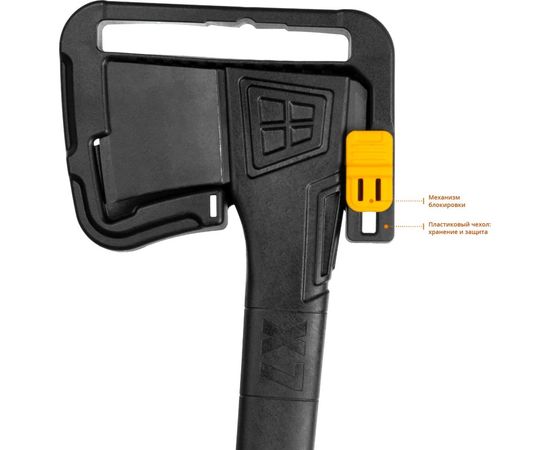 Топор-колун с рукояткой из армированного нейлона Kraftool X20 2 кг 20660-20 – изображение 2