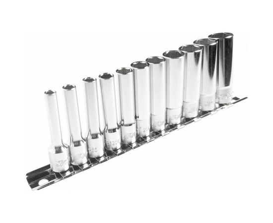 Набор глубоких шестигранных торцевых головок 1/4 04-13мм L=50мм 11шт JTC-H211M:1354 