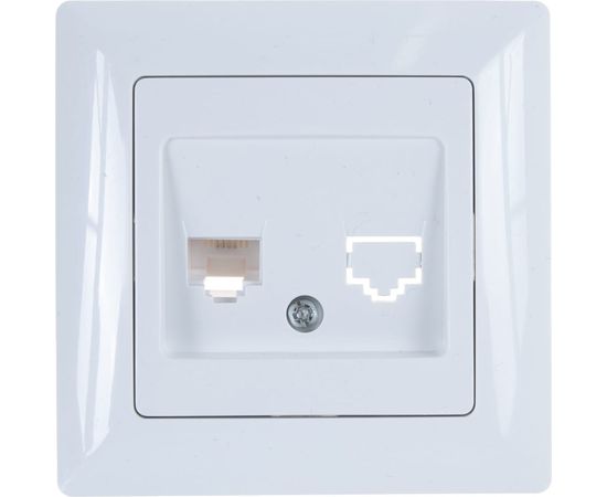 Розетка TV Intro 430101 одиночная, СУ, Solo, белый Б0043368 