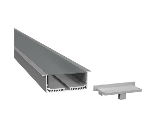 Алюминиевый профиль ArdyLight встраиваемый ALS-8832 anod 2.0 с экраном комплект 50001-1 