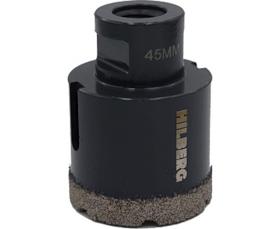 Коронка алмазная по керамике и керамограниту Super Hard (45 мм; M14) Hilberg HH645 