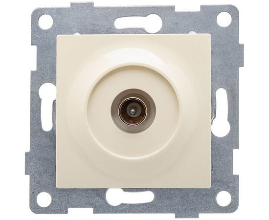 Антенная розетка GUSI ELECTRIC Ugra одинарной, СУ, бежевый С11А1-003 