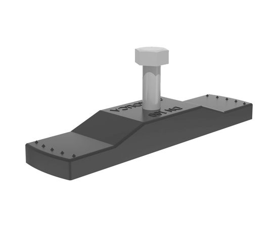 Крепеж для решеток Gidrolica к пластиковым водоотводным лоткам DN100 108 