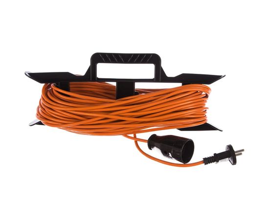 Силовой удлинитель на рамке ПВС 2х0.75 30 м GLANZEN ER-30-001 00012300 