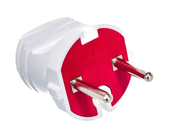 Вилка Lezard однофазная б з 715-0101-601 