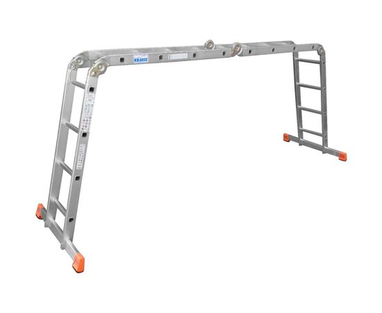 Шарнирная универсальная стремянка-трансформер Krause MONTO MULTIMATIC, 4х4 120649 