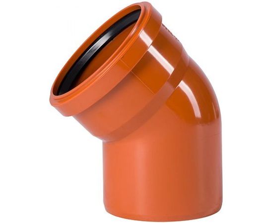 Отвод для наружной канализации Flextron 110мм 45 градусов SVK-KN3011045 
