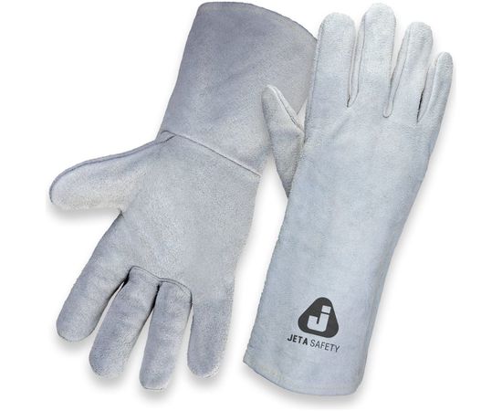 Перчатки сварщика с крагой Jeta Safety Light 10/XL, из спилковой кожи, цвет серый JWK101-XL 