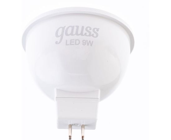 Лампа GAUSS MR16 9W 830lm 3000K GU5.3 LED 1/10/100 101505109 