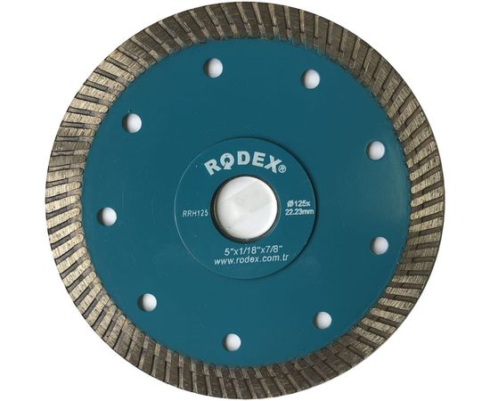 Диск алмазный Rodex с фланцем 125х1.4х22.2 мм Bull RRH125 