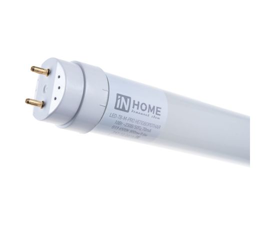 Светодиодная лампа IN HOME LED-T8-М-PRO 10Вт, 230В, G13, 6500К, 800Лм, 600мм, матовая, неповоротная 4690612030906 – изображение 4