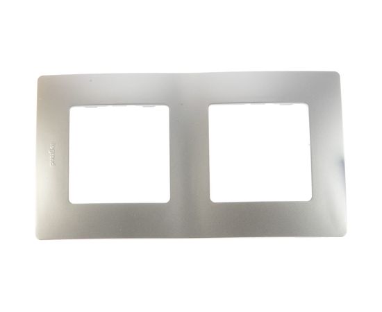 Рамка Legrand Etika 2 поста алюминий Leg 672552 – изображение 3