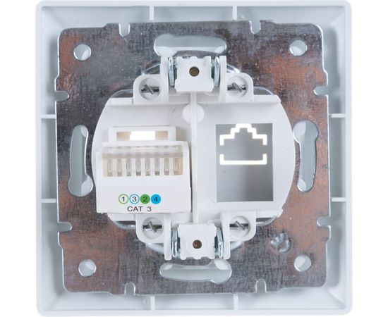 Розетка TV Intro 430101 одиночная, СУ, Solo, белый Б0043368 – изображение 2