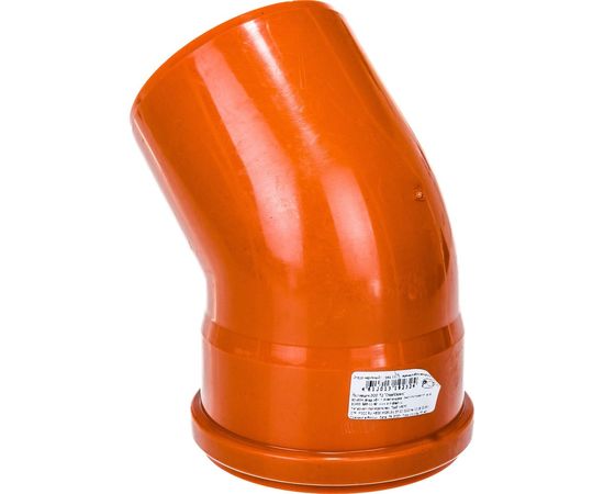 Отвод для наружной канализации Flextron 110мм 45 градусов SVK-KN3011045 – изображение 4